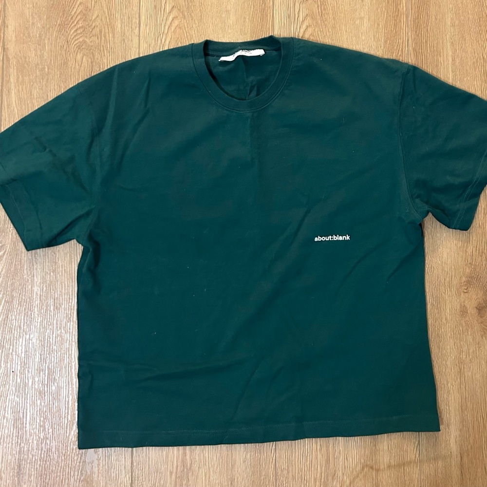 About:blank Box T Shirt Epsom Green